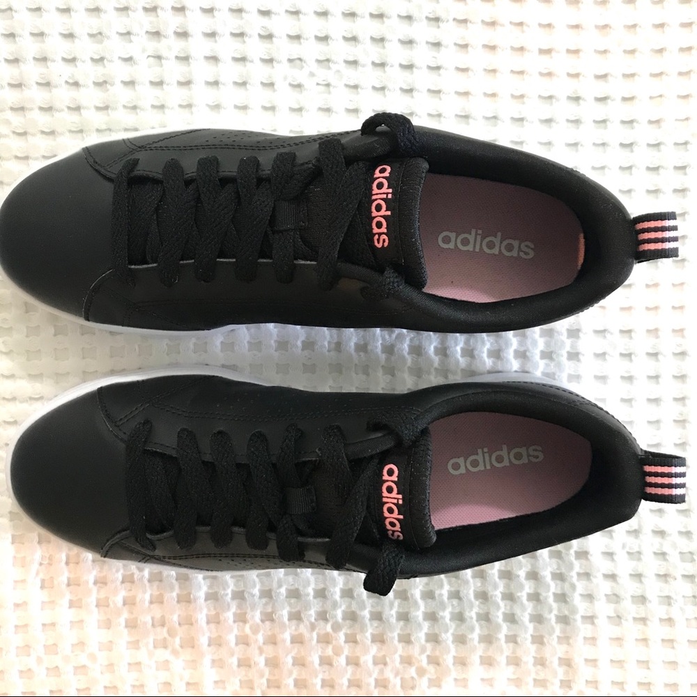 ADIDAS VS ADVANTAGE - SNEAKERS - BLACK & PINK
